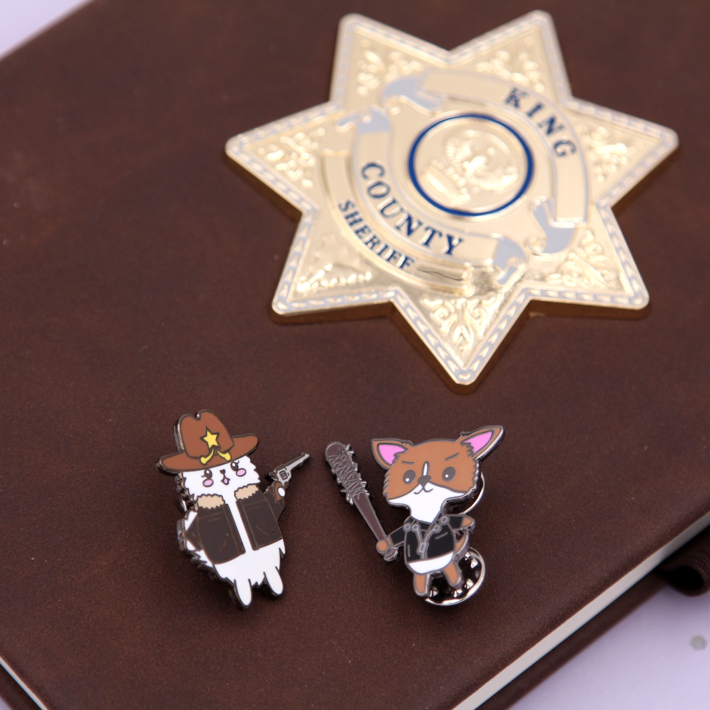 CLEARANCE - Snowball Rick & Chip Neegan Enamel Pin Set