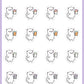 Video Phone Chat Stickers - Snowball The Cat - [113]