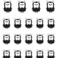 Wednesday Planner Stickers - Coconut the Puppy [1210]