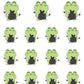 Trash Planner Stickers - Garbage Planner Stickers -Frog Planner Stickers - Character Planner Stickers - Nini Frog - [1248]