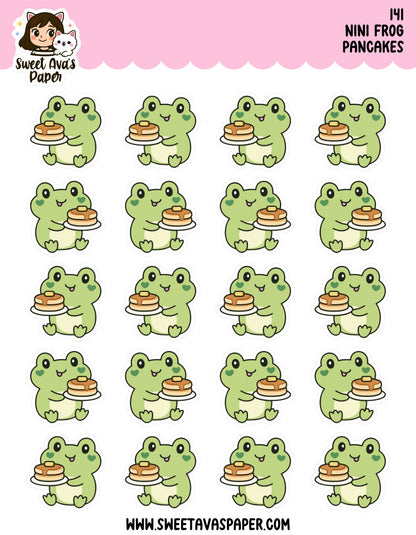 Nini Frog Planner Stickers – Pancakes [141]