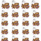 Valentine's Candy Filled Coffin Planner Stickers - Boo and Lunar - [1485]
