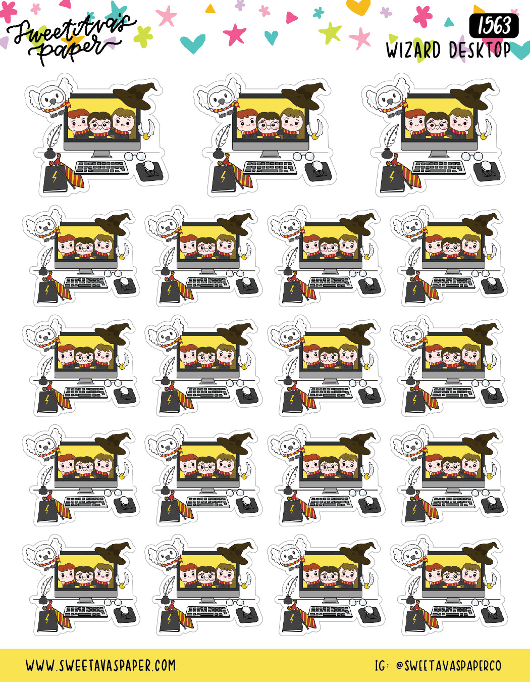 Yer A Wizard Desktop Planner Stickers  [1563]