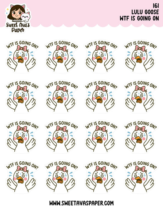 WTF Is Going On - Lulu Goose Planner Stickers – [161]