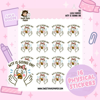 WTF Is Going On - Lulu Goose Planner Stickers – [161]
