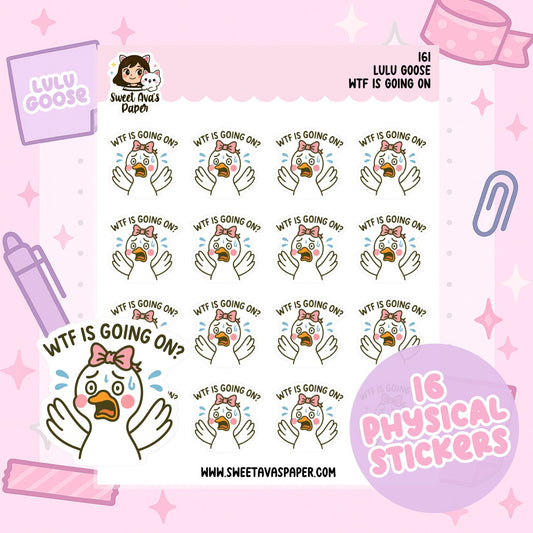 WTF Is Going On - Lulu Goose Planner Stickers – [161]