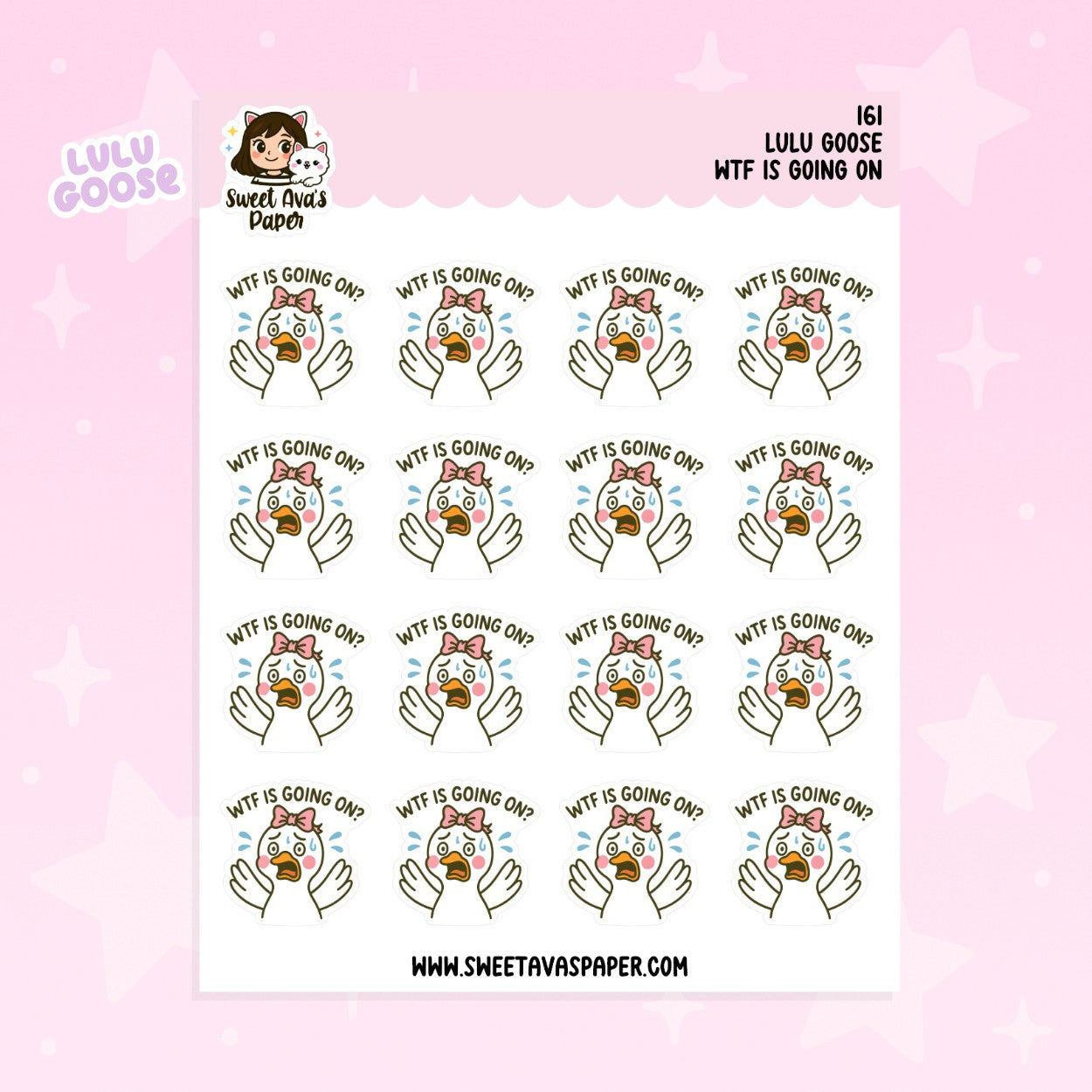 WTF Is Going On - Lulu Goose Planner Stickers – [161]