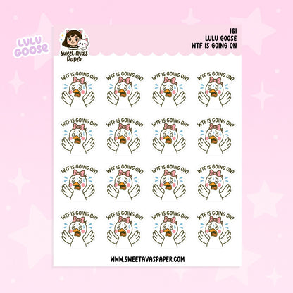WTF Is Going On - Lulu Goose Planner Stickers – [161]