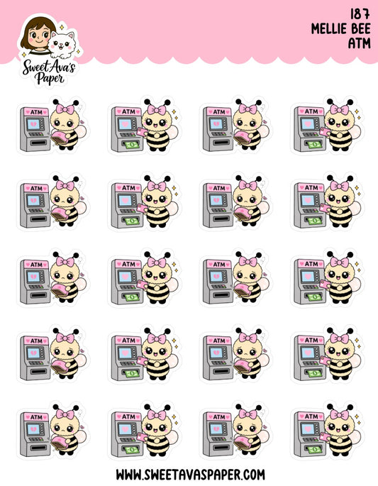 Mellie Bee ATM Planner Stickers [187]