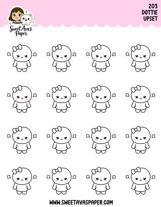 Dottie Upset Planner Stickers [203]
