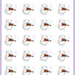 Violin Stickers - Snowball The Cat - [205]