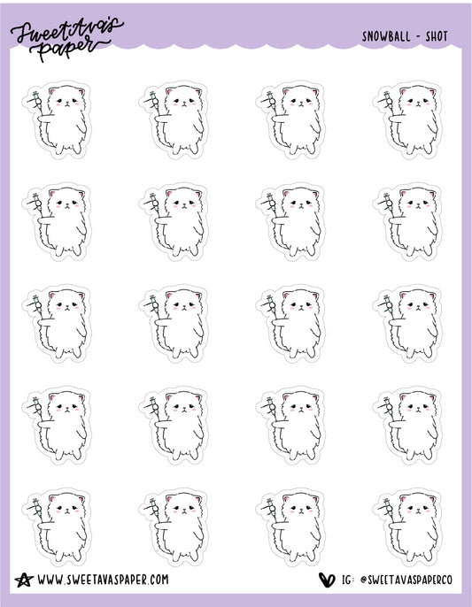 Make Up Palette Stickers - Cat Shaped Icons - [129] – Sweet Ava's Paper