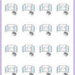 Stupid Printer Planner Stickers - Snowball The Cat - [305]