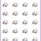 Wax Melts Planner Stickers - Snowball The Cat - [433]