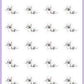 Tangled In Christmas Lights Planner Stickers - Snowball The Cat - [447]