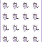 Unicorn Costume Planner Stickers - Boo and Lunar [479]