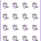 Unicorn Costume Planner Stickers - Boo and Lunar [479]