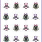 Winter Mix Planner Stickers - Monty The Bat - [490]