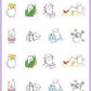 Summer Vacation Planner Stickers - Snowball The Cat - [613]