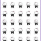 Tap Dance Planner Stickers - Dottie The Sugar Bug - [648]