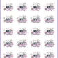Tea Party Planner Stickers - Snowball The Cat - [776]