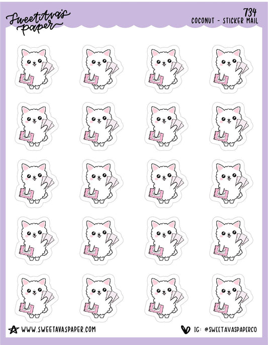 Sticker Haul Planner Stickers - Coconut the Puppy [734]
