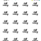 Staff Meeting Planner Stickers - Script / Text - [926]