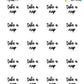 Take A Nap Planner Stickers - Script / Text - [979]