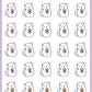Iced Coffee Stickers - Snowball The Cat - [005]