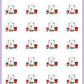 Chicken Nuggets Stickers - Snowball The Cat - [009]