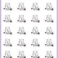 Planner Stickers - Snowball The Cat - [010]
