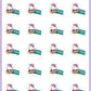 Laundry Basket Stickers - Snowball The Cat - [015]