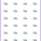 ICON SIZE - Fish Tank Stickers - Snowball The Cat - [023]