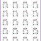 Running Stickers - Snowball The Cat - [038]
