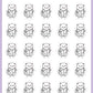 ICON SIZE - Doctor Stickers - Snowball The Cat - [039]