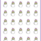 ICON SIZE - Face Mask Stickers - Snowball The Cat - [059]