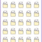 ICON SIZE - File Folder Stickers - Snowball The Cat - [069]