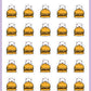 Cheeseburger Stickers - Snowball The Cat - [075]