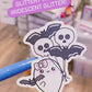 Halloween Party Balloons Glitter Vinyl Die Cut Sticker - Boo & Lunar
