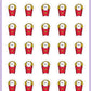 ICON SIZE - French Fries Stickers - Snowball The Cat - [091]