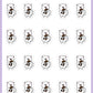ICON SIZE - Chocolate Bar Stickers - Snowball The Cat - [093]