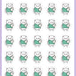 ICON SIZE - Nurse Stickers - Snowball The Cat - [098]