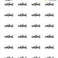 Workout Planner Stickers - Script / Text - [1007]