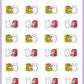 ICON SIZE - Casino Night Stickers - Snowball The Cat - [101]