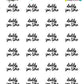 Daddy Son Time Planner Stickers - Script / Text - [1022]