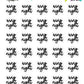 Wing Night Planner Stickers - Script / Text - [1025]