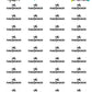 Car Maintenance Planner Stickers - Script / Text - [1027]