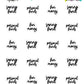 Savings Planner Stickers - Script / Text - [1042]