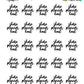 Share Planner Haul Planner Stickers - Script / Text - [1051]