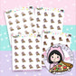 Pizza Night Planner Stickers - The Kitty Cat Club